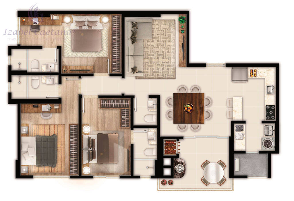 Apartamento, 3 quartos, 118 m² - Foto 6