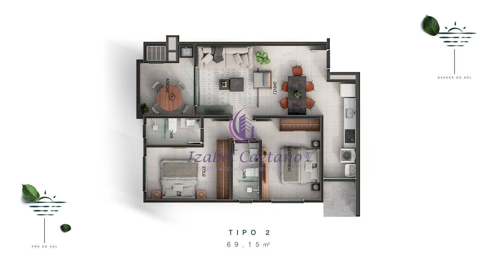 Apartamento, 2 quartos, 69 m² - Foto 21