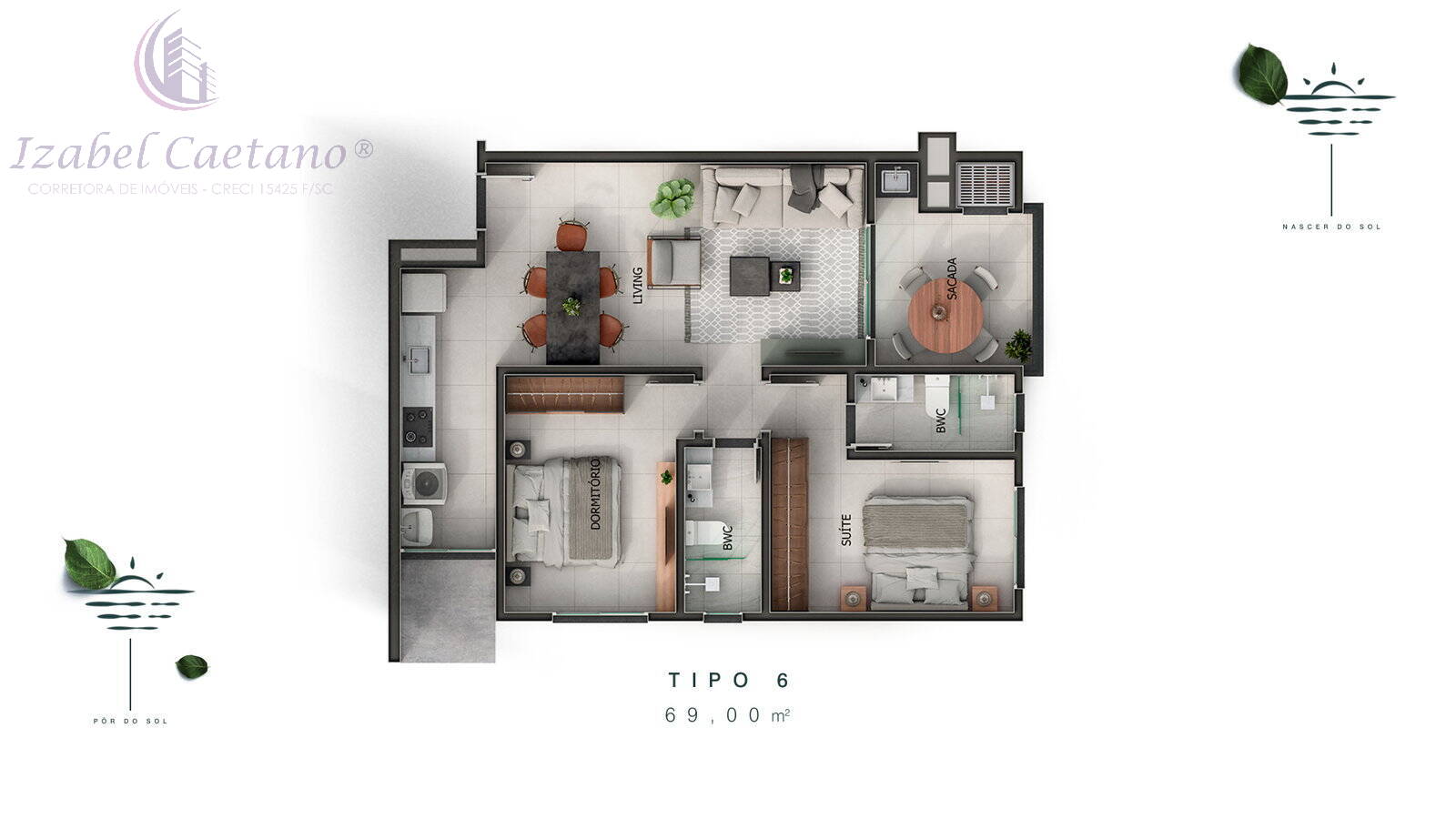 Apartamento, 2 quartos, 69 m² - Foto 19