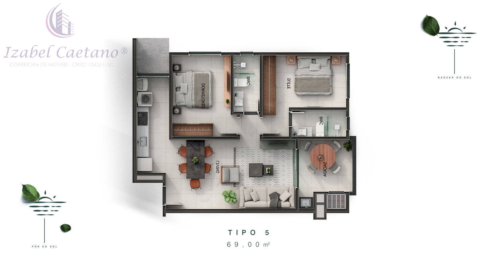 Apartamento, 2 quartos, 69 m² - Foto 21